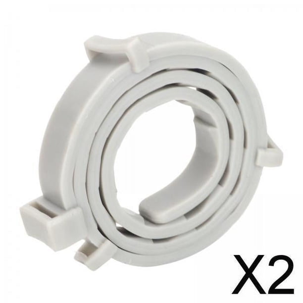 2 Collares Contra Pulgas Y Garrapatas Para Perros Gatos 10 Meses De Protección Suministros Para Mascotas 62 Cm Gris 2 piezas