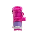 thumbnail image 3 of Rugged Bear Little Kids Girls Snow Boots with Zip-up and Pon Pon Ornamented Closure, 3 of 7