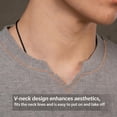 thumbnail image 6 of Cmfcve Cotton Linen T-Shirt for Men Henley Casual Short Sleeve Shirt 2026 Summer Textured Knit Beach Vacation Top, 6 of 9