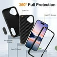 thumbnail image 4 of for iPhone 17 Case, iPhone 17 Phone Case with Built in Kickstand, Shockproof/Dustproof/Drop Proof Heavy Duty Military-Grade Rugged Protective Cover for iPhone 17,Black,For iPhone 17, 4 of 8