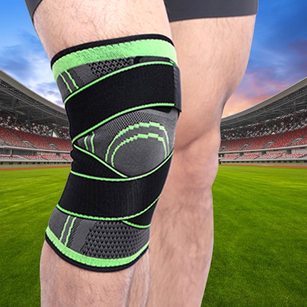 Rodillera ajustable para hombre y mujer, rodillera transpirable con manga de compresión para dolor de rodilla