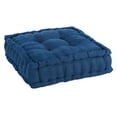 thumbnail image 3 of SAFAVIEH Gardenia Floor Pillow Navy, 3 of 5