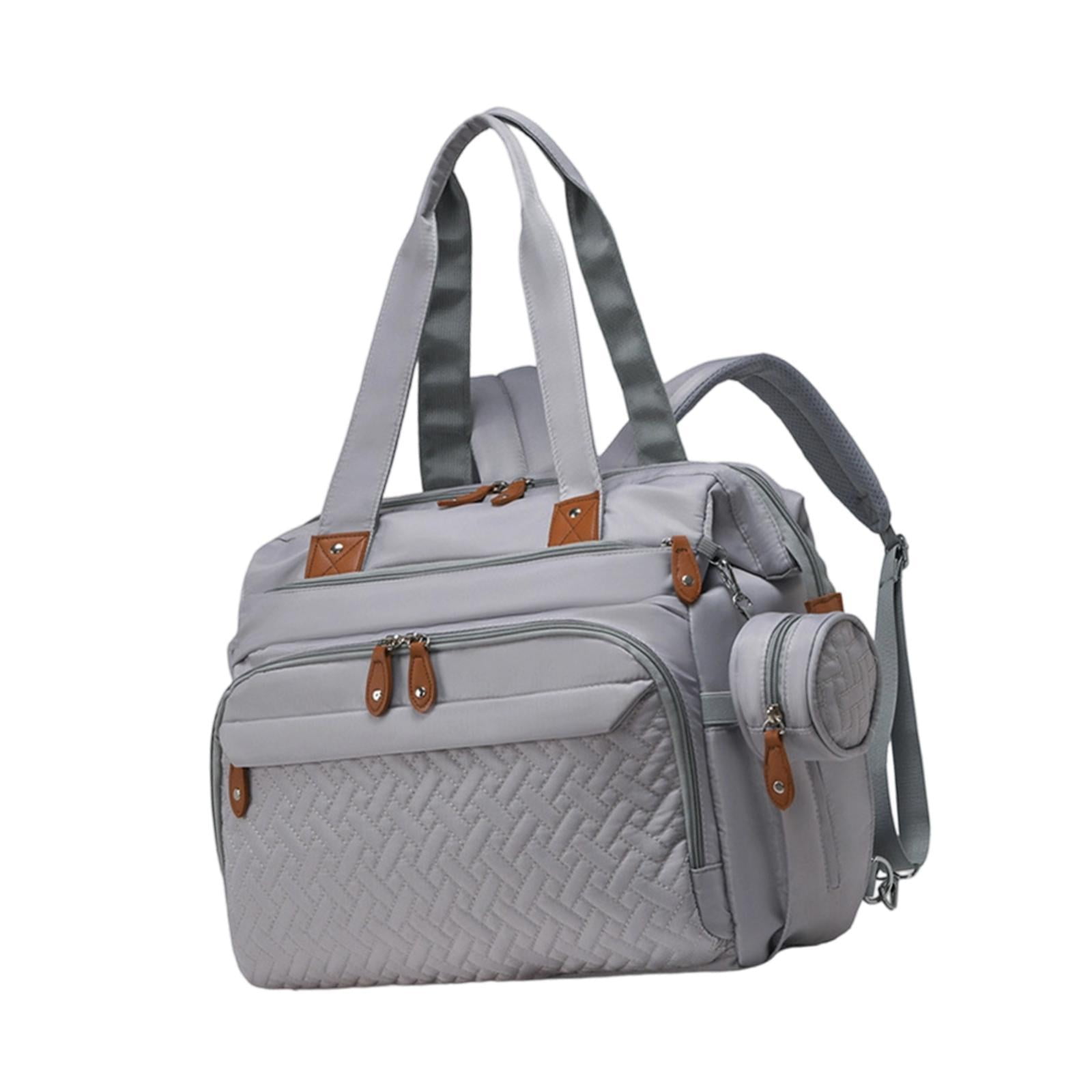 Diaper Bag Backpack Women Pacifier Case Oxford Cloth Adjustable Straps for Family Trip Outdoor Nursing