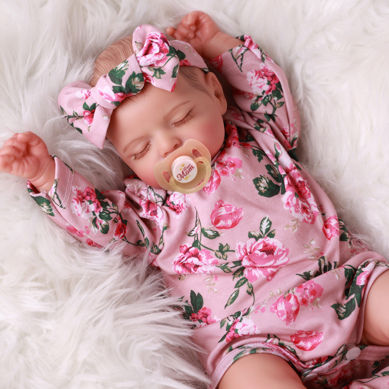 RSG Reborn Baby Dolls 20 inch Newborn Baby Dolls Full Body Cloth Baby Dolls with Gift Box for Kids Age 3+