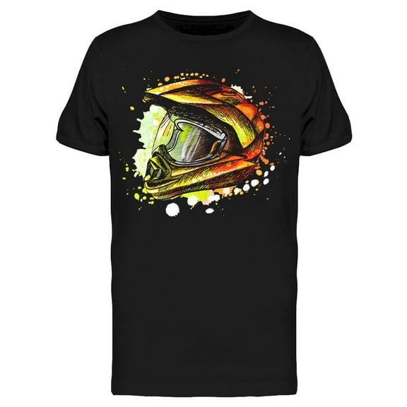 Gold Motorcycle Helmet Tee Men's -Image by Shutterstock
