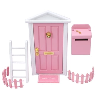 20 Pcs Christmas Elf Fairy Doors – Miniature Wooden Decor For DIY Holiday Scenes