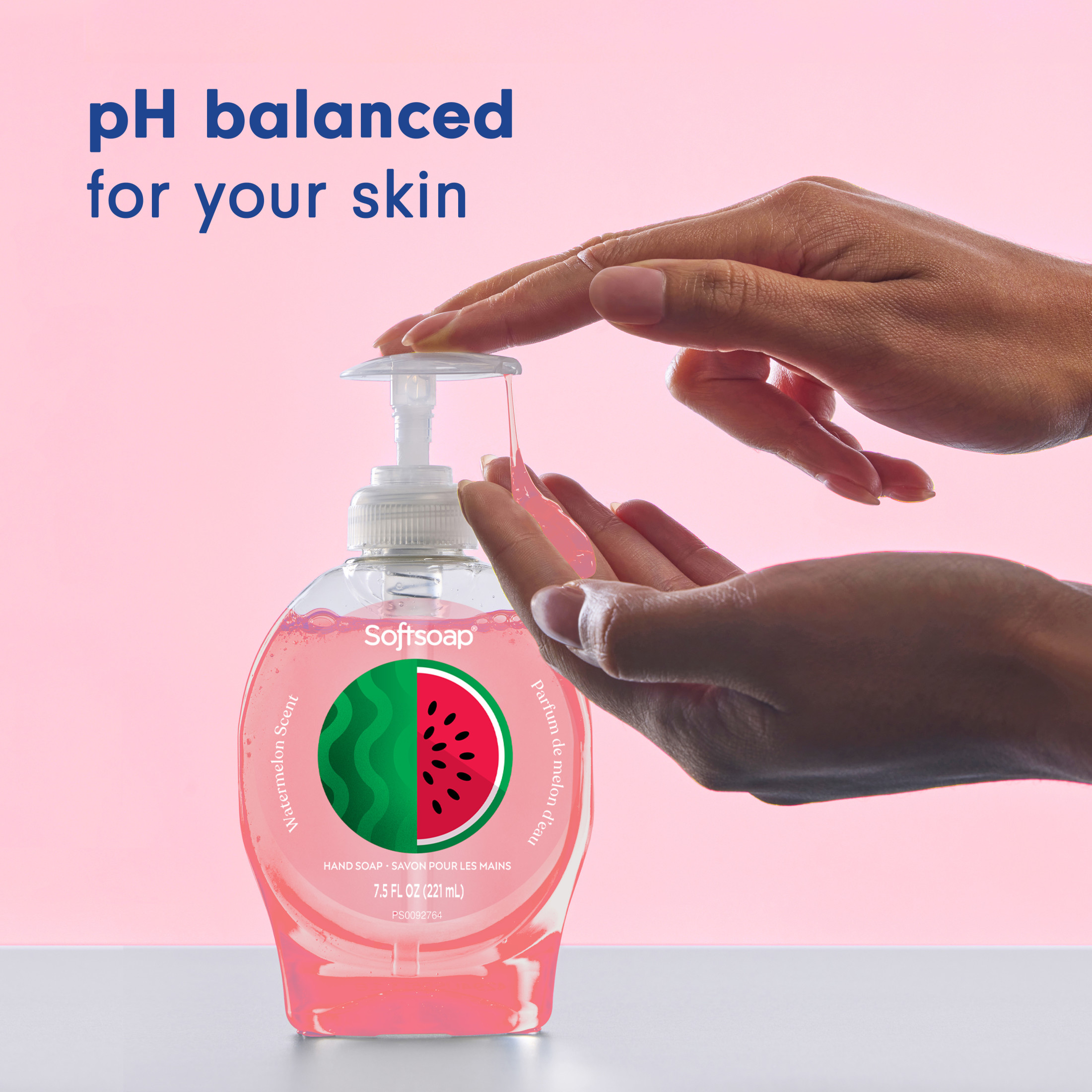 (6 pack) Softsoap Limited Edition Liquid Hand Soap, Watermelon Scent, 7.5 fl oz Pump Bottle