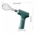 thumbnail image 4 of 1 Piece Stainless Steel Automatic Whisk Mixing Egg Milk Beater Kitchen Baking Tool, 4 of 4