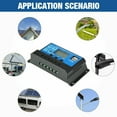 thumbnail image 5 of Solar Panel Regulator Charge Controller Auto Focus Tracking 10-60A 12V/24V, 5 of 7