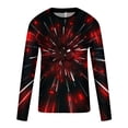 thumbnail image 4 of Lilgiuy Men Casual Round Neck Short Sleeve Pullover Line 3D Printed T-Shirt Blouse Regular Fit, 4 of 5