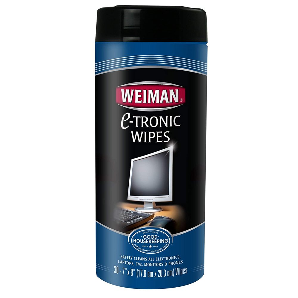 Weiman Electronic Wipes Canister 30 Count (Pack of 2)