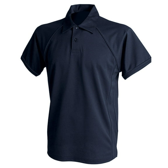 Finden & Hales Mens Piped Performance Polo Shirt