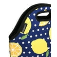thumbnail image 4 of Wrapables® Insulated Neoprene Lunch Bag, Lemons, 4 of 7