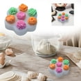 thumbnail image 3 of Flores 3D de silicona, 7 cavidades, rosas, fondant, bombones, velas, jabones, delicadas flores de peonía, silicona, resina epoxi, hormigón, DIY, adornos, 3 of 7