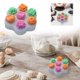 thumbnail image 3 of Flores 3D de silicona, 7 cavidades, rosas, fondant, bombones, velas, jabones, delicadas flores de peonía, silicona, resina epoxi, hormigón, DIY, adornos, 3 of 7