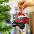 thumbnail image 3 of 2025 Update Christmas Tree Hanging Ornaments,Gifts for Car Lovers,Acrylic Bus Decor for Christmas Tree Decoration Pendants,2D Truck Christmas Tree Decorations for Home Hoilday, 3 of 3