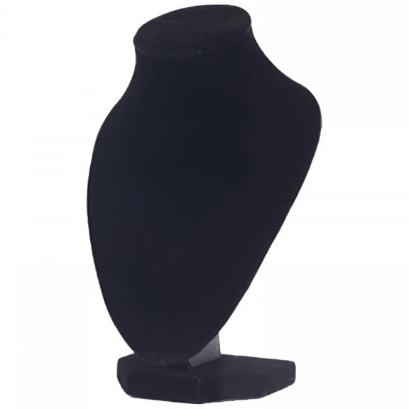 LAMIRO Necklace Display Stand, 3D Black Lint Necklace Holder, Mannequin Chain Jewelry Pendant Holder, Jewelry Organizer, Jewelry Rack for Shop Event Shows, Jewelry Store