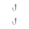 thumbnail image 4 of Matsuzay Colgador de montaje en pared Accesorio de organización pequeña Perchas colgantes Toalla Ropa Sombrero Gancho de almacenamiento Ganchos de Tipo 1 2piezas Matsuzay CBP448608, 4 of 5