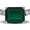 Emerald, variant on Lab Created Gemstone Tennis Necklace in Sterling Silver