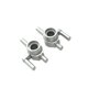 thumbnail image 1 of Bewildely 2 piezas de Metal 1:28 RC coche rueda trasera eje copa desmontable reemplazo actualización Color sólido exquisita Base de neumático Kits de construcción modelo Plata Bewildely FN012279-04B, 1 of 6