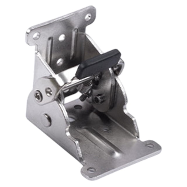 Soporte plegable, bisagra de bloqueo automático, Hardware fácil de instalar, pata de mesa, soporte plegable, soporte de extensión de bloqueo para muebles de escritorio Freno doble plateado