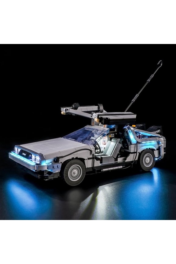Led Light Kit Lighting Set Compatible With The Lego Ideas Back to the Future Time Machine 10300 Building Blocks Without Lego Set