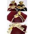 thumbnail image 3 of 10 bolsas de terciopelo con cordón, bolsas de almacenamiento, organizador de tela de terciopelo, bolsas de regalo para joyería, regalo pequeño (rojo oscuro), 3 of 6