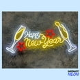 thumbnail image 5 of Handmadetneonsign Happy New Year Neon Sign, New Year Quote Wall Art, Season Celebrate Home Wall Decor 73996, 5 of 5