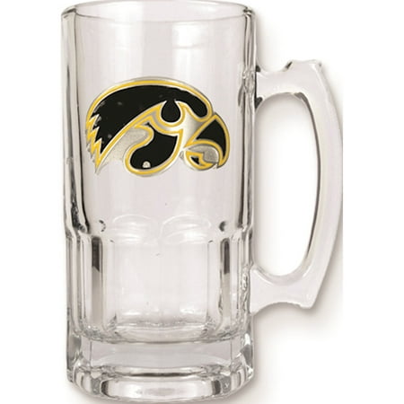

Collegiate U Of Iowa 1-Liter Glass Macho Tankard Designer Jewelry by Sweet Pea