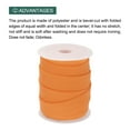 thumbnail image 3 of Uxcell 1" Double Fold Bias Tape Continuous Bulk Bias Tape for Sewing Seaming Orange 25 Yards, 3 of 7