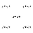 thumbnail image 3 of Pendientes en forma de estrella Sonducket para mujer joyería de plata adornos decorativos, 3 of 6