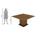 thumbnail image 3 of Mesa de Comedor Madesa Tablero Cuadrado 5286A - Marrón Madesa 52865Z2A, 3 of 5