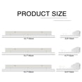 thumbnail image 5 of White Floating Wall Shelf Set of 3, Mount Shelf Cute Decoration for Living Room, Bedroom, Bathroom, 5 of 6