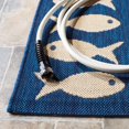 thumbnail image 4 of Safavieh Courtyard Navy Indoor Outdoor Rug - 4' x 5'7", 4 of 4