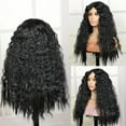 thumbnail image 3 of Creamily 22" Curly Wigs for women 180 Density Human Hair Wigs Long Body Wave Wigs Brazilian Curly Headband Wigs, 3 of 7