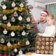 thumbnail image 5 of Christmas Decorations Christmas Ball Set Electroplated Plastic Painteds Christmas Tree Ornaments 6cm 16 Pieces, 5 of 6