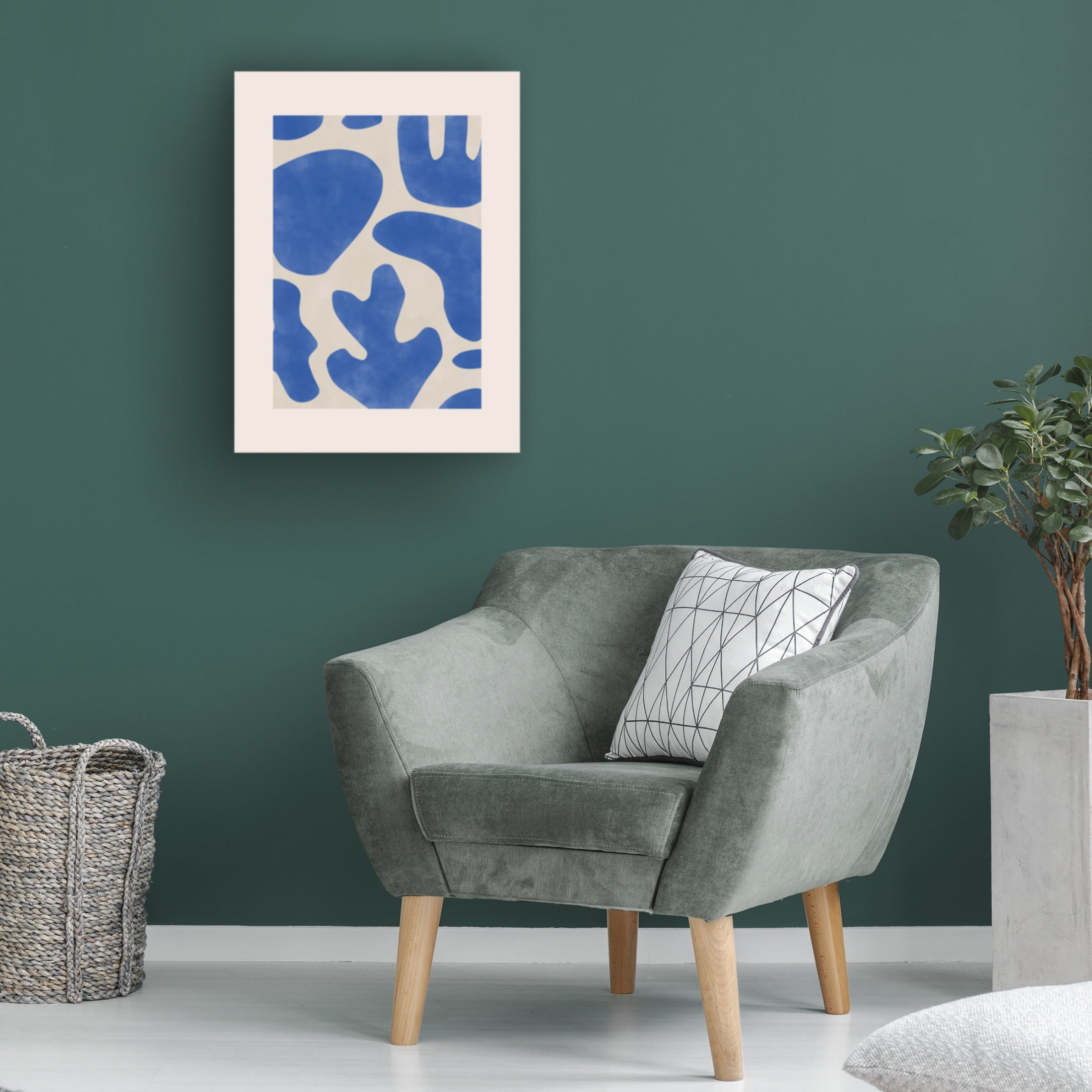 Trademark Fine Art Elena Ristova Indigo15 Canvas Wall Art