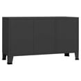 thumbnail image 6 of vidaXL Sideboard Industrial Storage Cabinet for Living Room Metal and Glass, 6 of 26