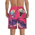 thumbnail image 3 of Invader Zim Men's Beach Shorts Swim Trunks Casual Quick Dry Board Shorts Swimwear with Mesh Lined and Pockets, 3 of 8