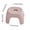 Pink, variant on Elegant Plastic Bathroom and Living Room Step Stool with Anti-Slip Base, Reinforced Stability, Versatile Use for Adults and Household Tasks