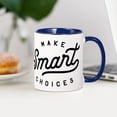 thumbnail image 3 of CafePress - Smart Choices Mug - 11 oz Ceramic Mug - Novelty Coffee Tea Cup, 3 of 4