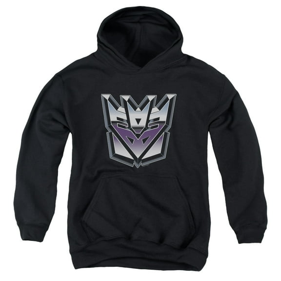 Transformers Decepticon Airbrush Logo Youth Pullover Hoodie Sweatshirt Black