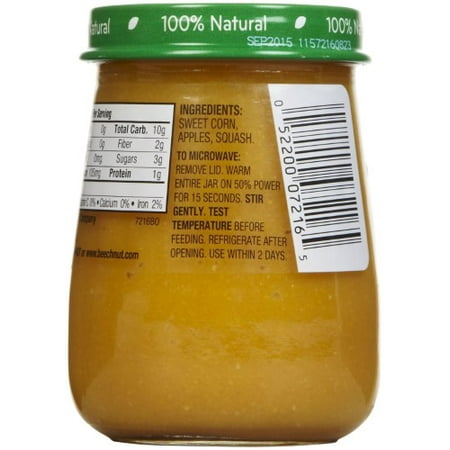 Beech-Nut Stage 2 Naturals (Pack of 18)