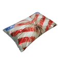 thumbnail image 2 of Haiem Pillowcase for Hair and Skin Queen - Patriotic Butterfly Floral Printed Soft Pillowcase with Envelope Closure-14"x20", 2 of 8