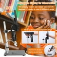 thumbnail image 3 of Zootealy 10-Inch LCD Digital Microscope with FHD 1080P Video, 12MP Camera, 8 Brightness Levels, Adjustable Magnification, and Multiple Settings, 3 of 6