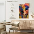 thumbnail image 4 of Elephant Stock Elephant I Wall Art - Vertical Canvas Wall Art - Living Room Wall Decor - Animal Canvas - Blue And Pink Decor By Richard Wallich - 26" x 39", 4 of 4
