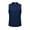 Navy, variant on Mens Herringbone Wool Vests Suit Business Casual formal Dress Tweed High Collar Waistcoats Slim Fit for Wedding , Party Navy