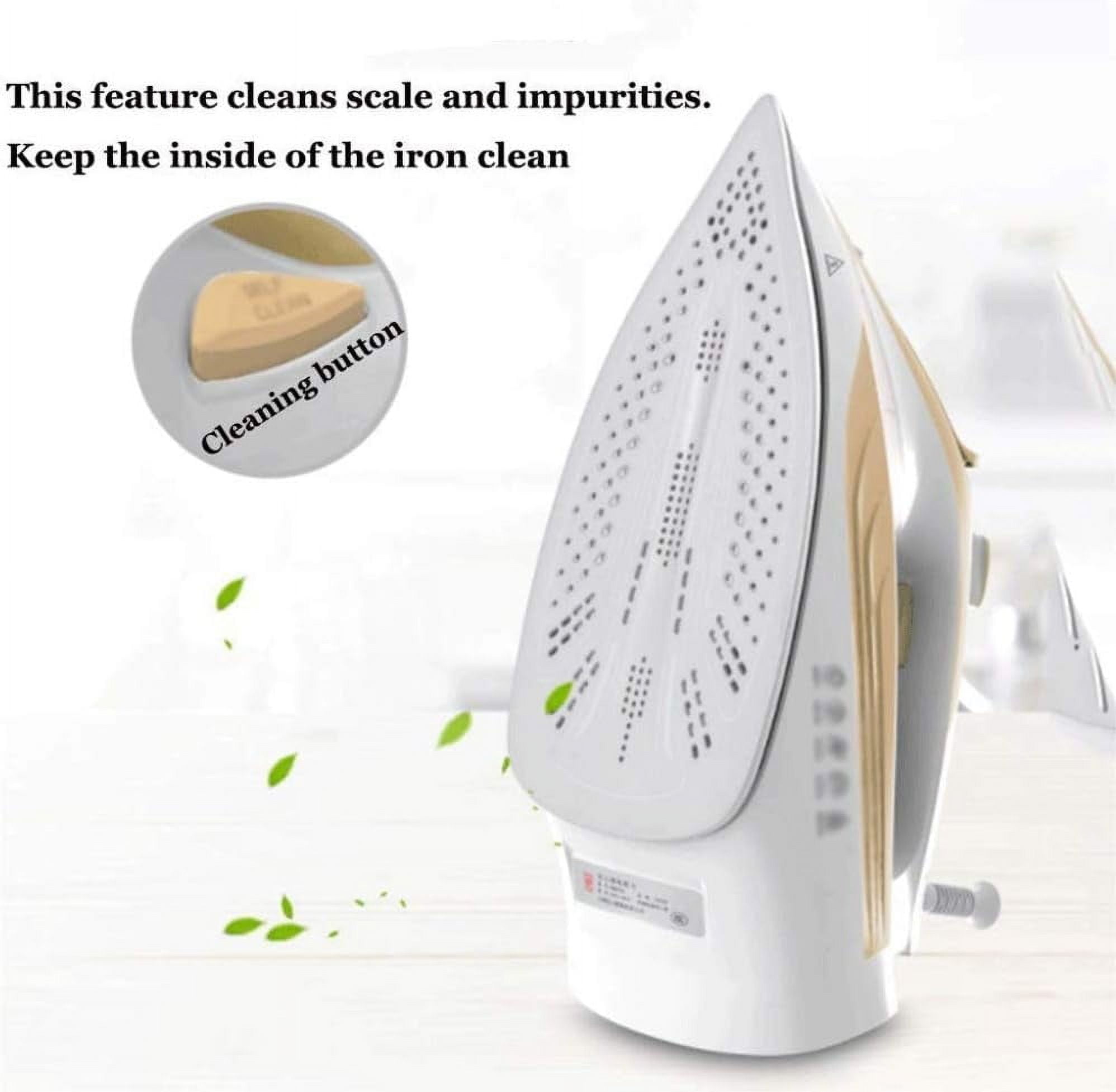 Speed Heat Steam Iron Vertical Steamer with Stainless Steel Sole Plate, Self Cleaning Function