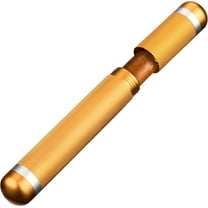 Cigar Tube Classic Aluminum Cigar Holders Humidor Cigar Case Portable Storage for Men Cigar Lovers(Golden)
