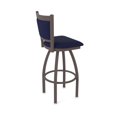 thumbnail image 2 of 870 Hadleigh 36" Swivel Bar Stool with Bronze Finish and Canter Twilight Seat and Back, 2 of 5